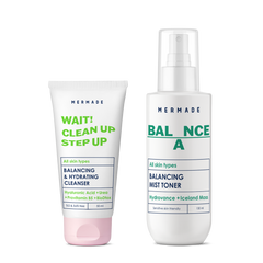 Комплекс для умывания и очищения для всех типов кожи MERMADE Сleansing&Hydrating