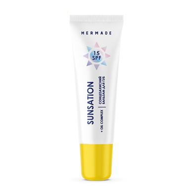 Солнцезащитный бальзам для губ MERMADE Sunsation SPF 15, 10 г