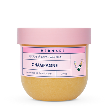 Сахарный скраб для тела MERMADE Champagne 250 г