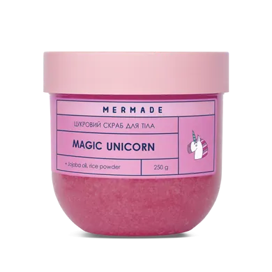 Сахарный скраб для тела MERMADE Magic Unicorn 250 г купить в Украине | Интернет-магазин Mermade