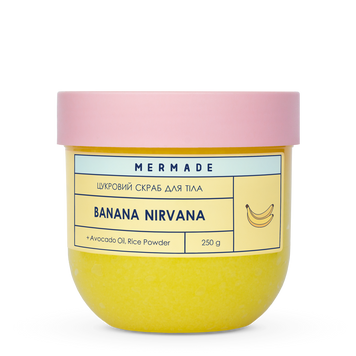 Сахарный скраб для тела MERMADE Banana Nirvana 250 г