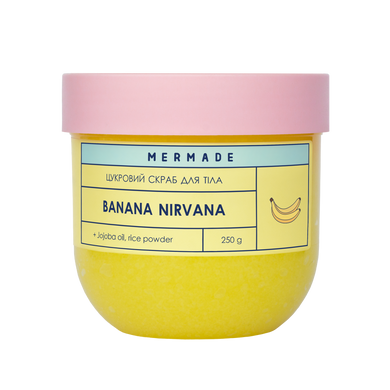 Цукровий скраб для тіла MERMADE Banana Nirvana 250 г